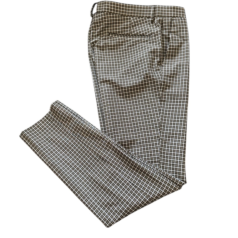 River Island Black and White Checkered Pants